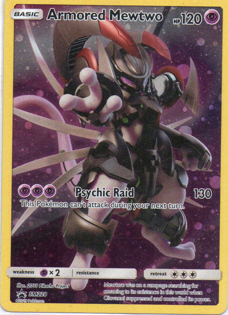 Armored Mewtwo SM228 Promo Ingles