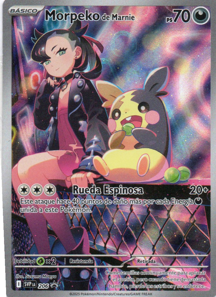 Morpeko de Marnie 206 Promo Español