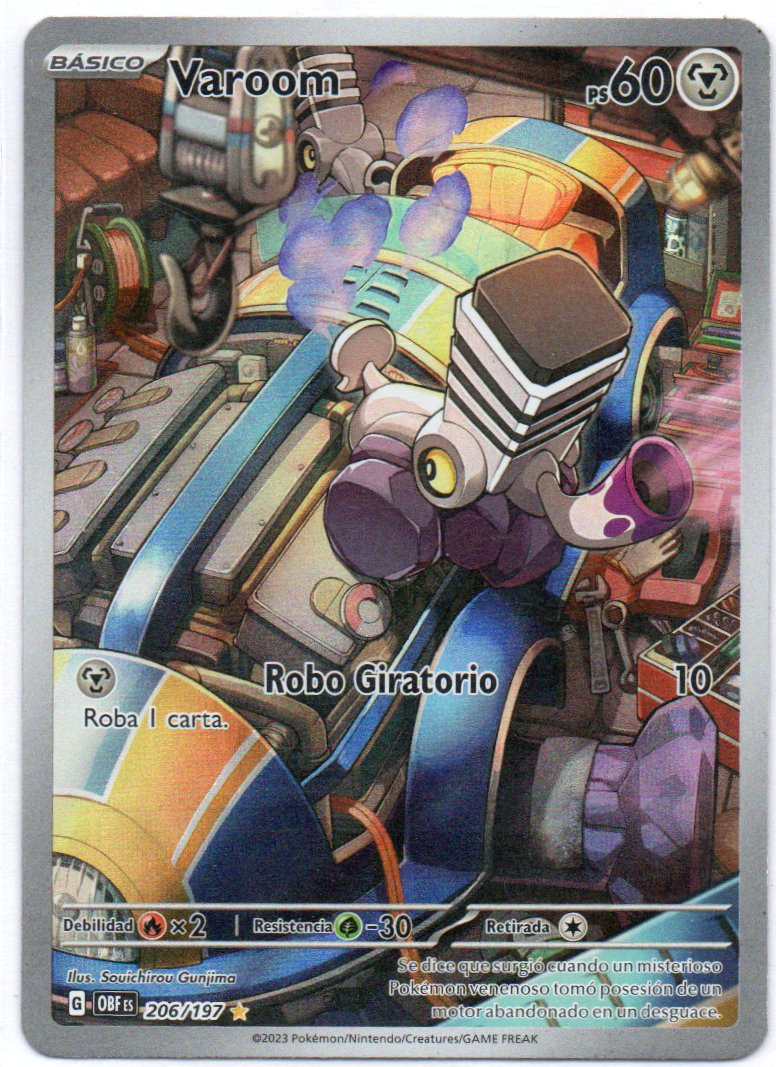 Varoom 206 illustration Rare Español