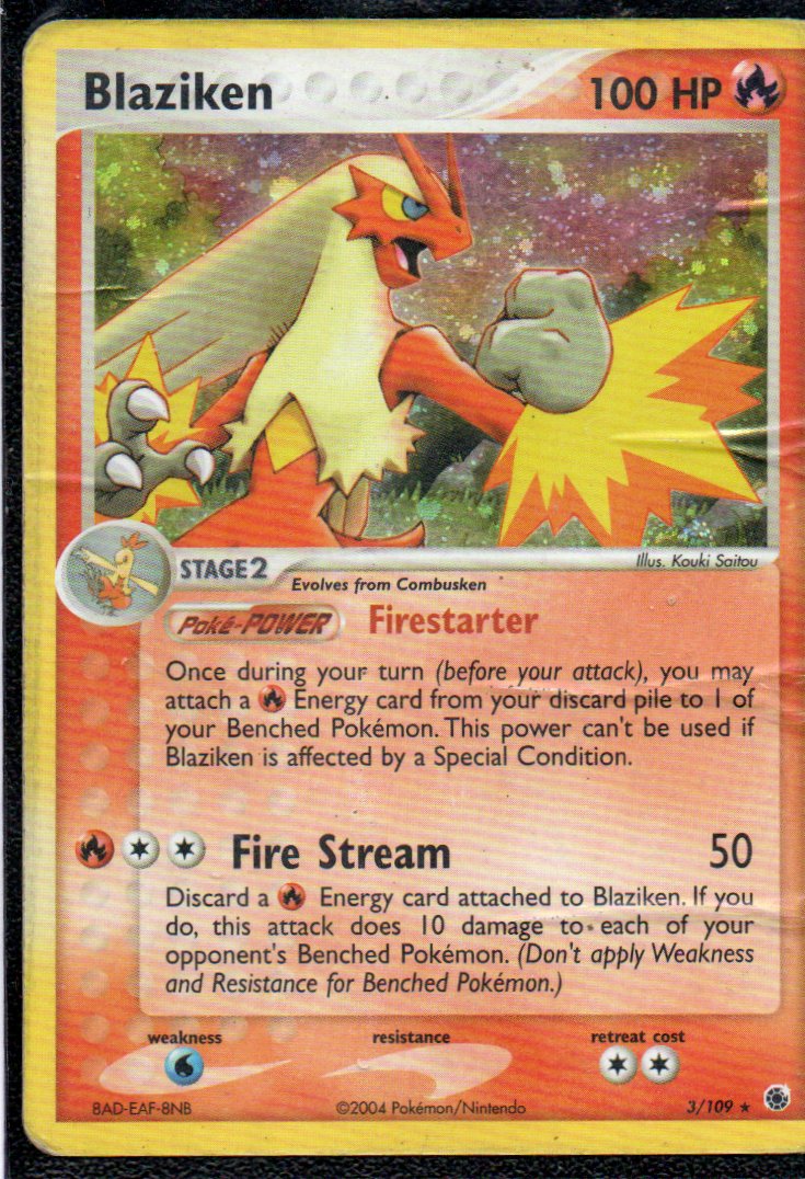 Blaziken 3 Holo Rare Ingles