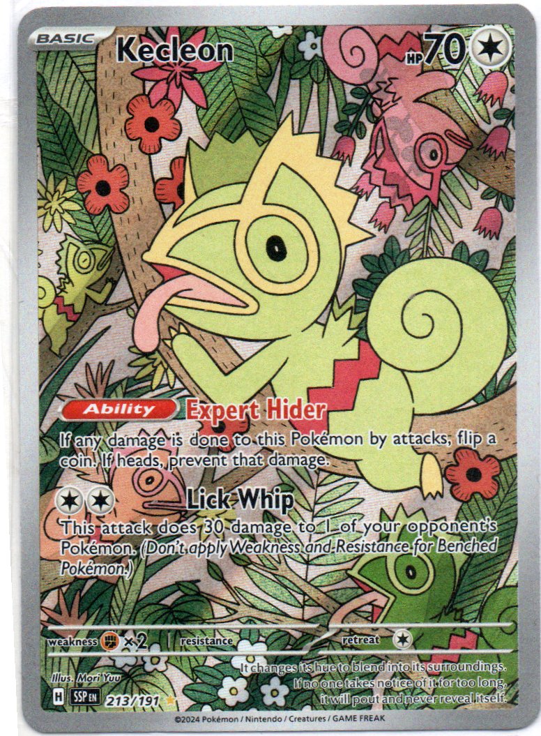 Kecleon 213 illustration Rare Ingles
