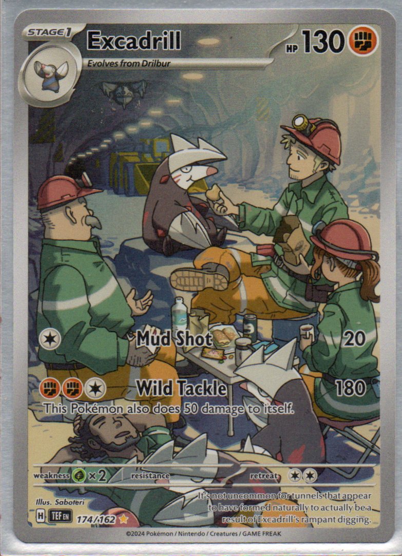 Excadrill 174 Illustration Rare Ingles