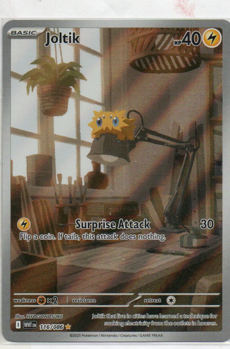 Joltik 116 Illustration Rare Ingles