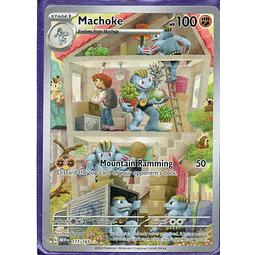 Machoke 177 illustration Rare Ingles