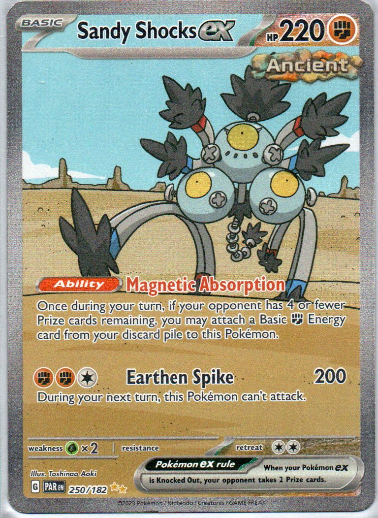 Sandy Shocks ex 250 Illustration Rare Ingles