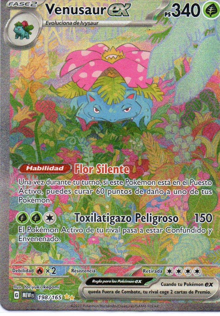 Venusaur ex 198 Special Illustration Rare Español