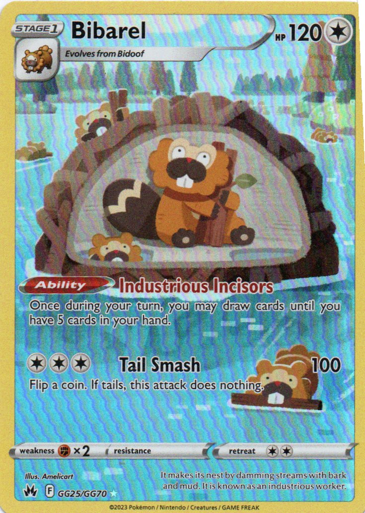 Bibarel GG25 Ultra Rare Ingles