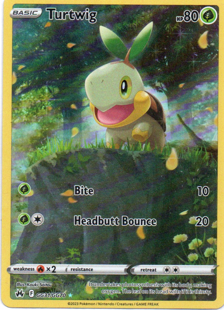 Turtwig GG31 Ultra Rare Ingles