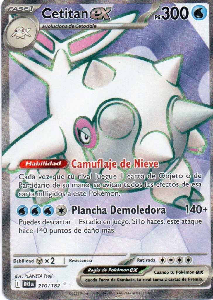 Cetitan ex 210 Ultra Rare Español