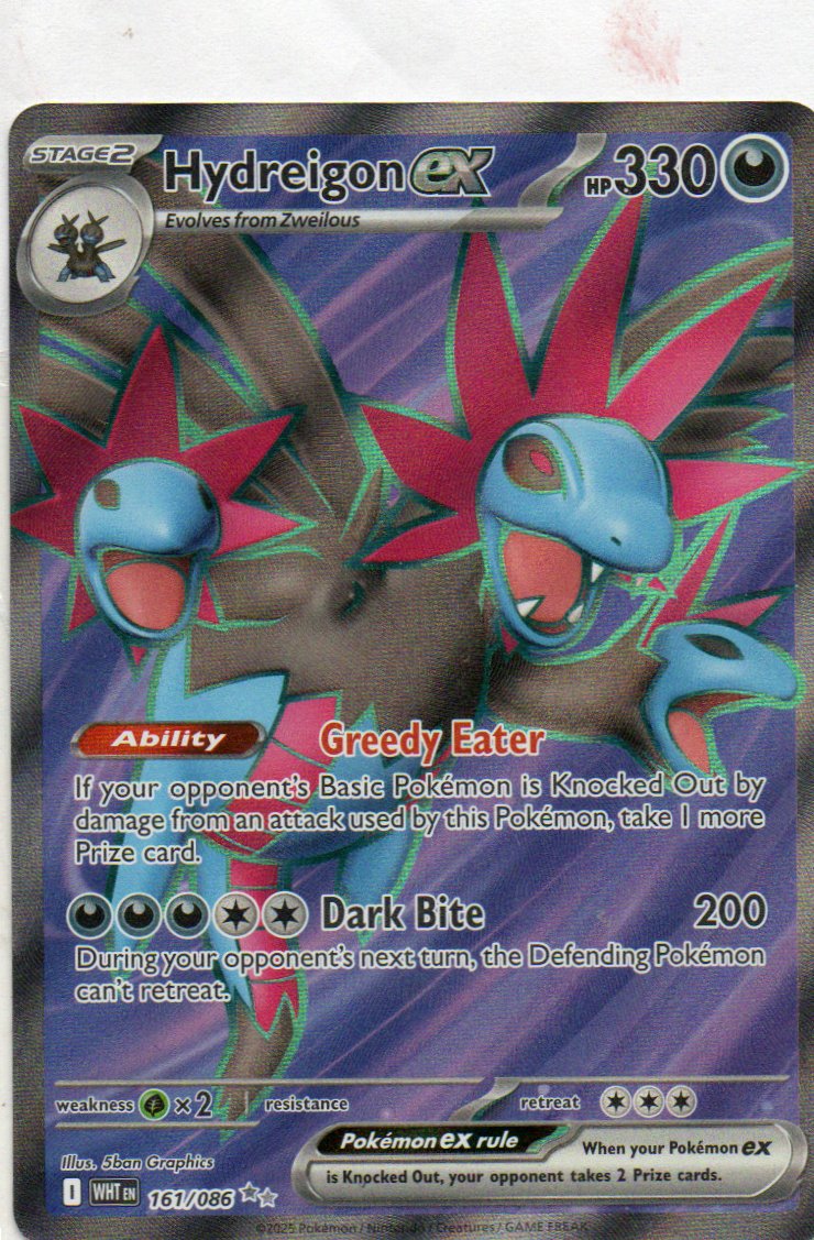 Hydreigon ex 161 Ultra Rare Ingles