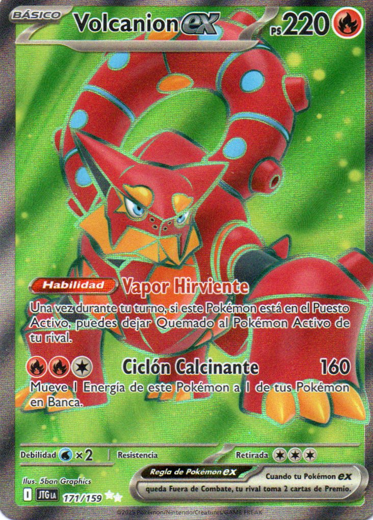 Volcanion ex 171 Ultra Rare Español