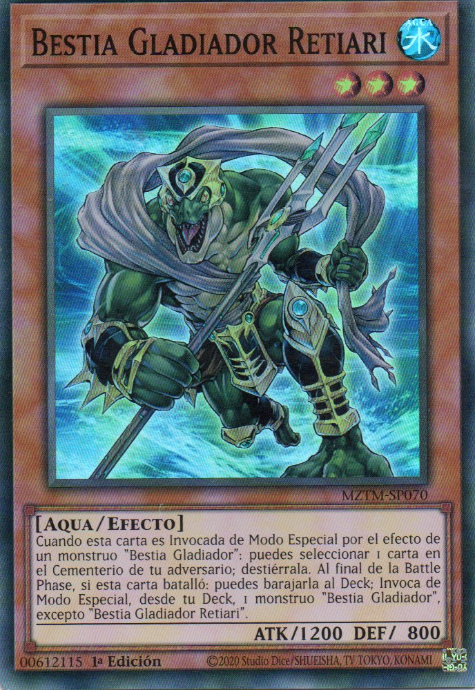 Bestia Gladiador Retiari MZTM-SP070 Super Rare