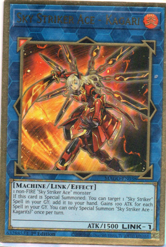 Sky Striker Ace - Kagari MAGO-EN038 Gold Rare
