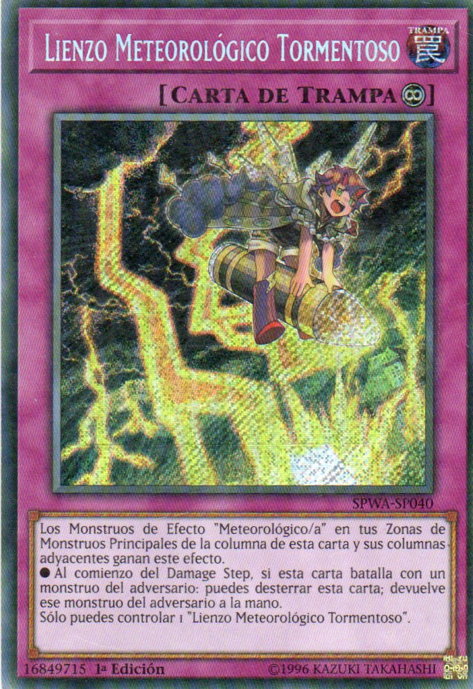 Lienzo Meteorologico Tormentoso SPWA-SP040 Secret Rare