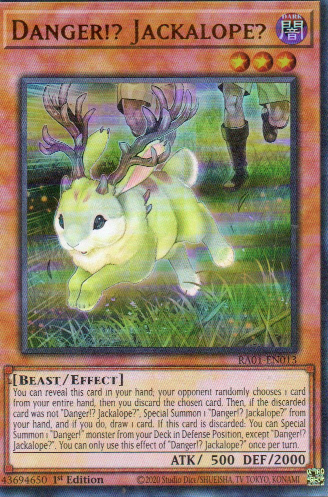 Danger!? Jackalope? RA01-EN013 Ultra Rare