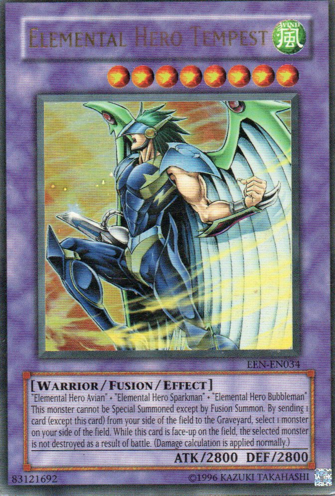Elemental Hero Tempest EEN-EN034 Ultra Rare