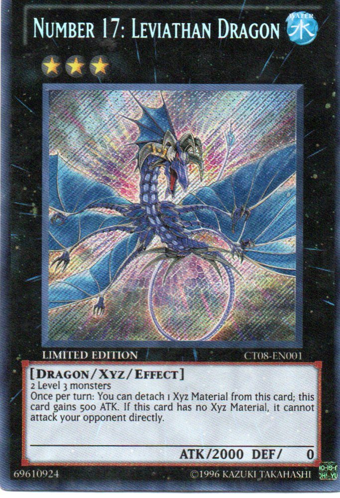 Number 17: Leviathan Dragon CT08-EN001 Secret Rare