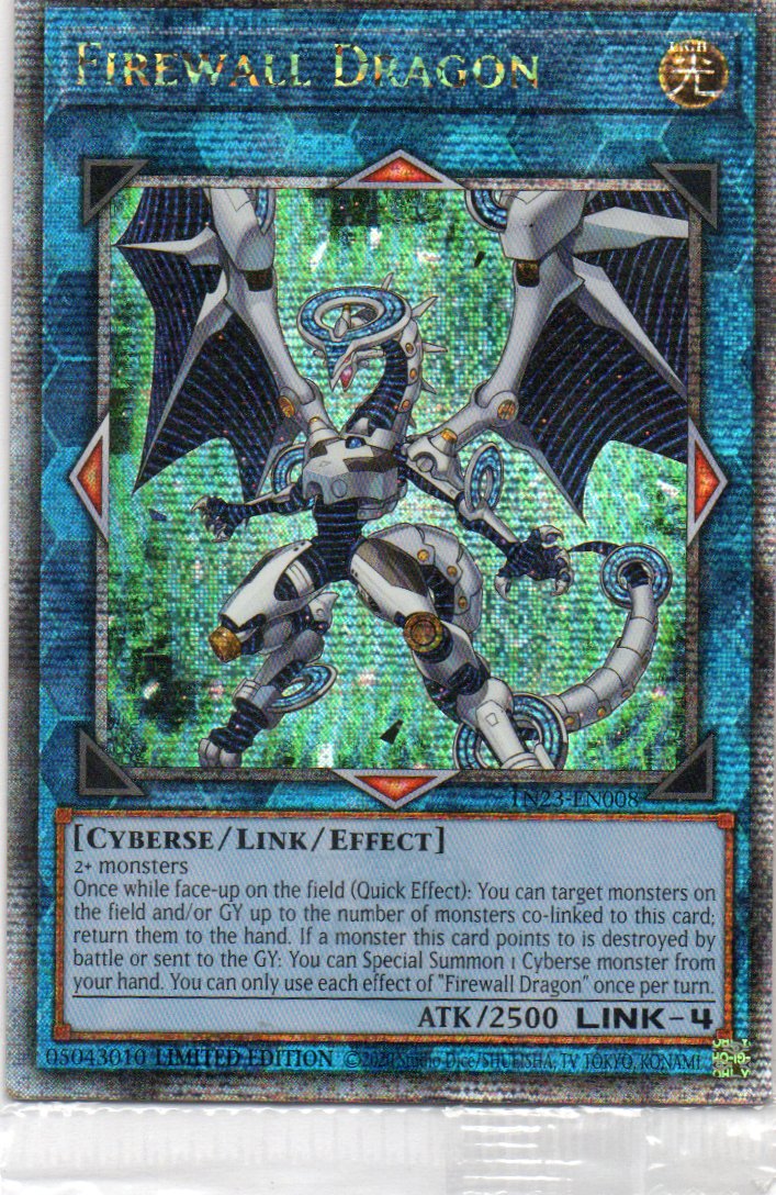 Firewall Dragon TN23-EN008 Quarter Rare