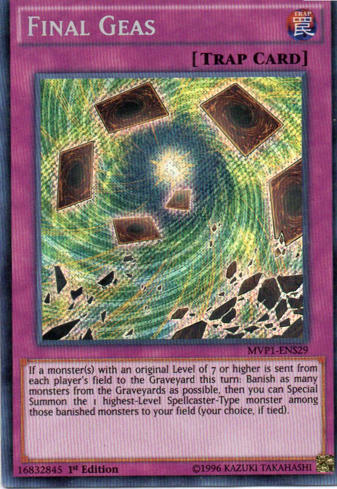 Final Geas MVP1-ENS29 Secret Rare