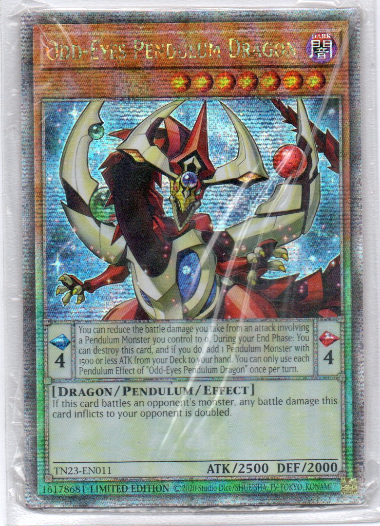 Odd-Eyes Pendulum Dragon TN23-EN011 Quarter Rare