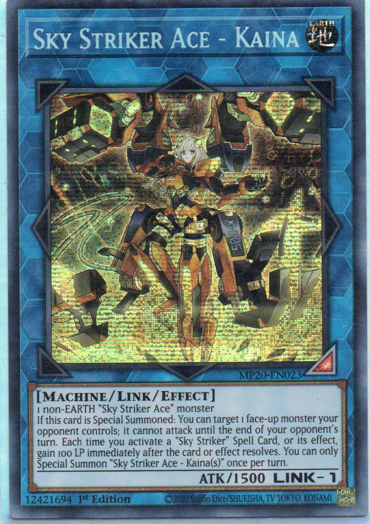 Sky Striker Ace - Kaina MP20-EN023 Secret Rare