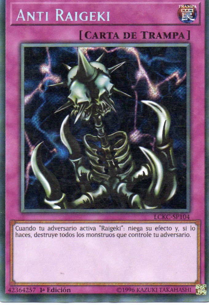 Anti Raigeki LCKC-SP104 Secret Rare