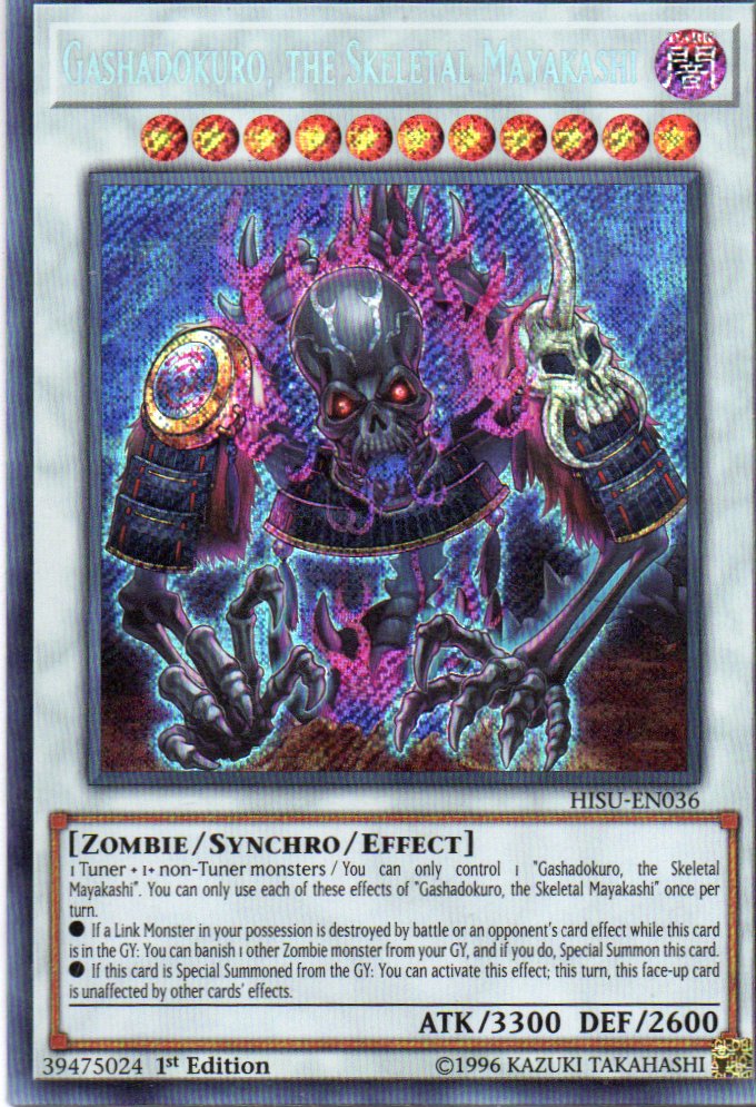 Gashadokuro, the Skeletal Mayakashi HISU-EN036 Secret Rare