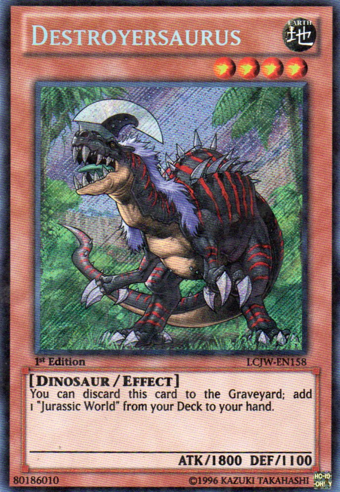 Destroyersaurus LCJW-EN158 Secret Rare