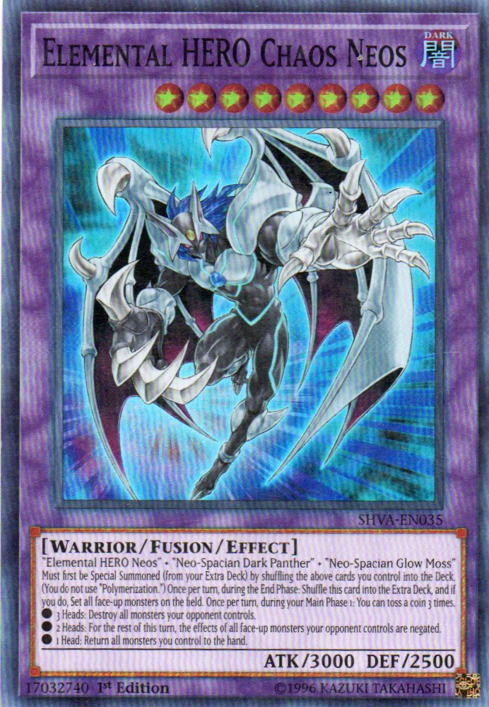Elemental Hero Chaos Neos SHVA-EN035 Super Rare