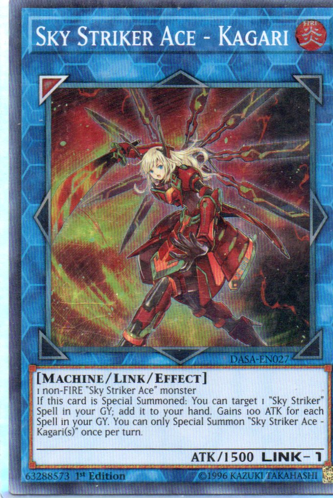 Sky Striker Ace - Kagari DASA-EN027 Super Rare