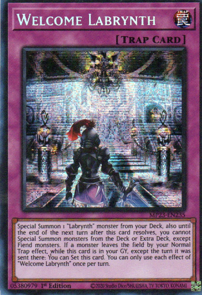 Welcome Labrynth MP23-EN235 Secret Rare