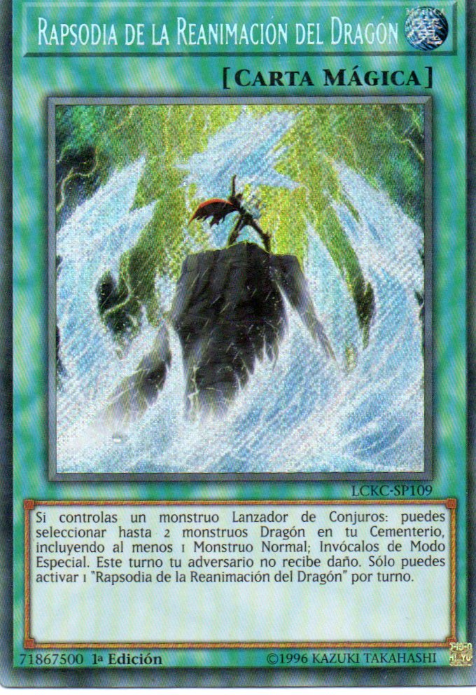 Rapsodia de la Reanimacion del Dragon LCKC-SP109 Secret Rare