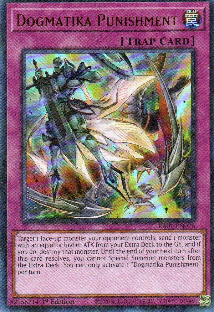 Dogmatika Punishment RA01-EN076 Ultra Rare