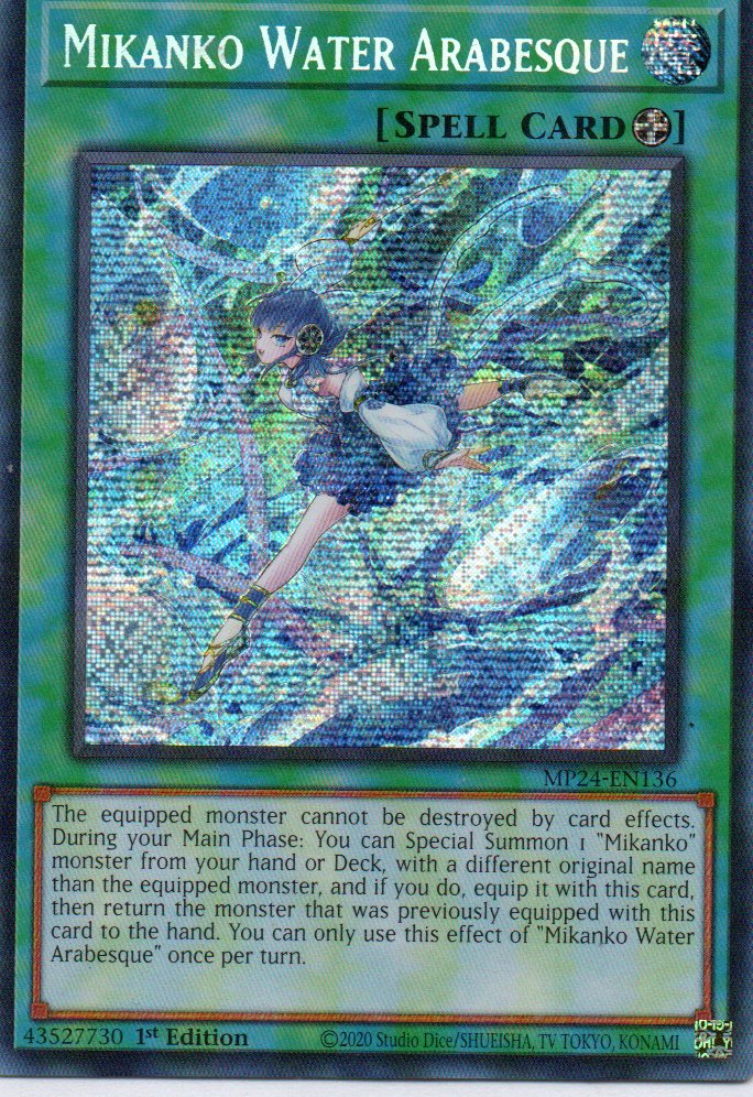 Mikanko Water Arabesque MP24-EN136 Secret Rare