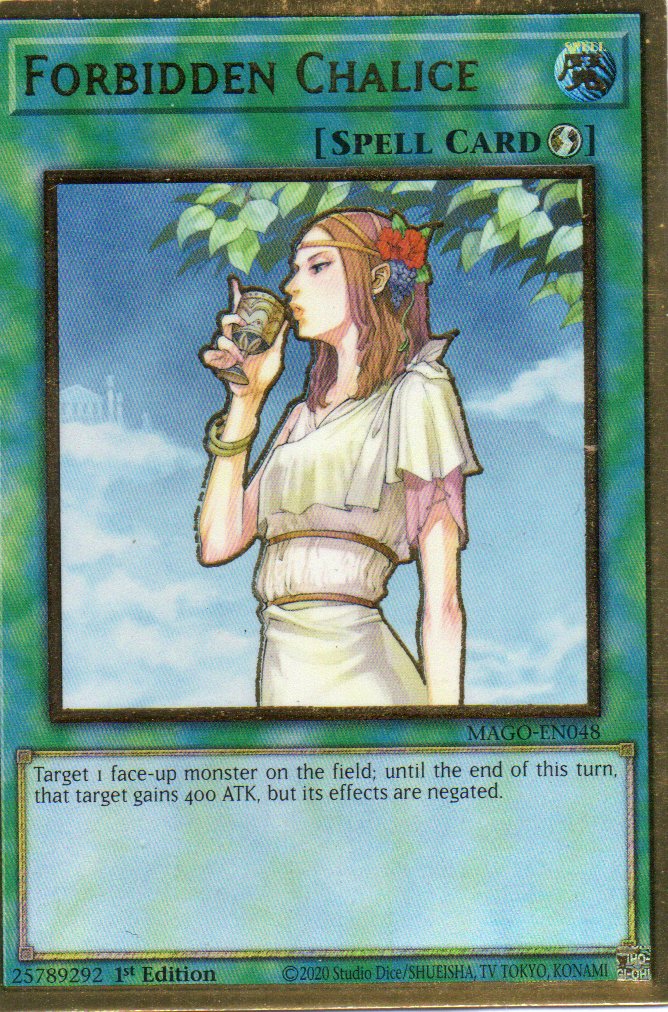 Forbidden Chalice MAGO-EN048 Gold Rare