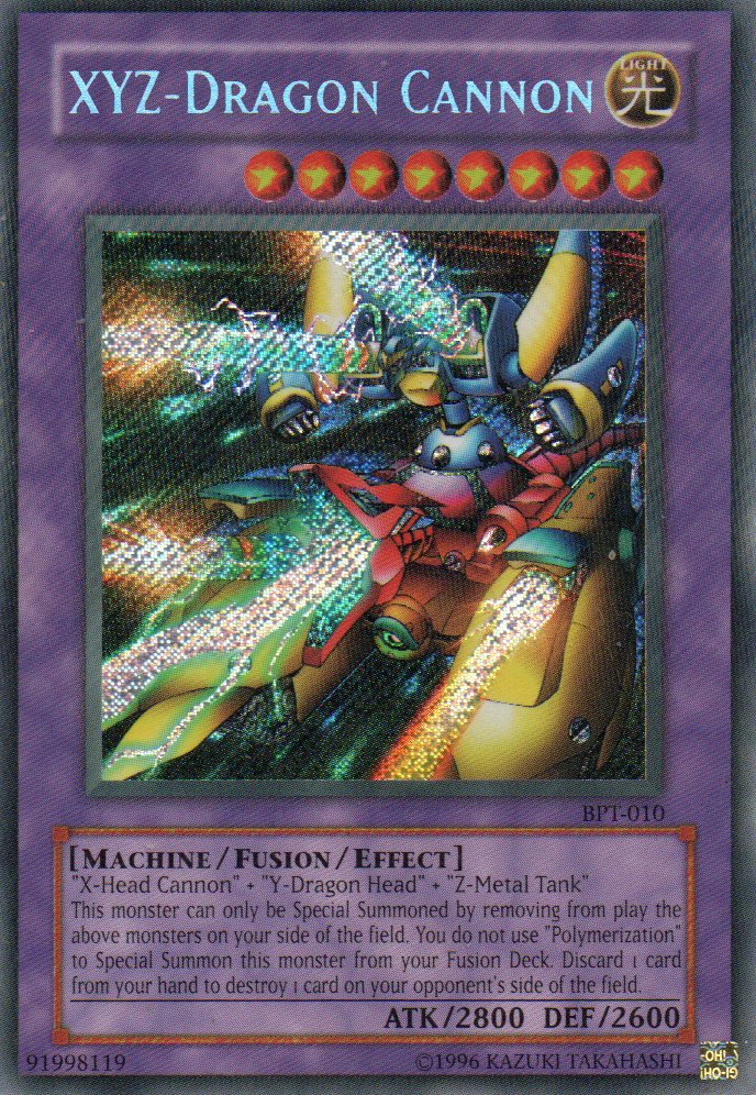 XYZ-Dragon Cannon BPT-010 Secret Rare