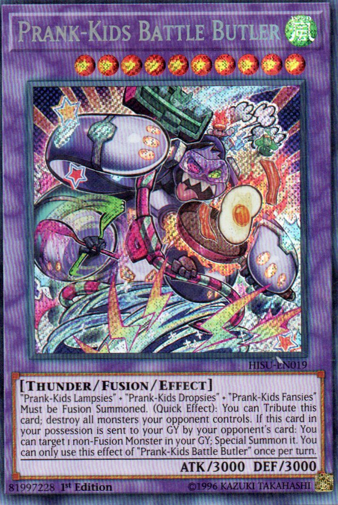 Prank-Kids Battle Butler HISU-EN019 Secret Rare