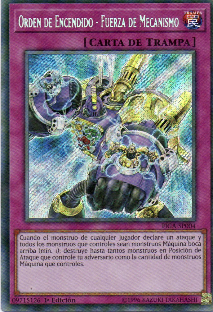 Orden de Encendido - Fuerza de Mecanismo FIGA-SP004 Secret Rare
