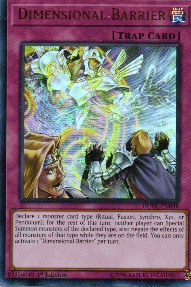 Dimensional Barrier DUDE-EN048 Ultra Rare