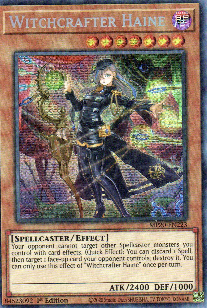 Witchcrafter Haine MP20-EN223 Secret Rare