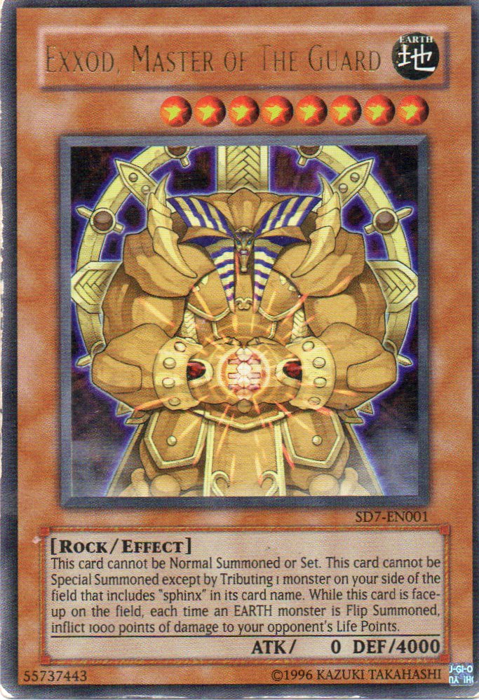 Exxod, Master of the Guard SD7-EN001 Ultra Rare