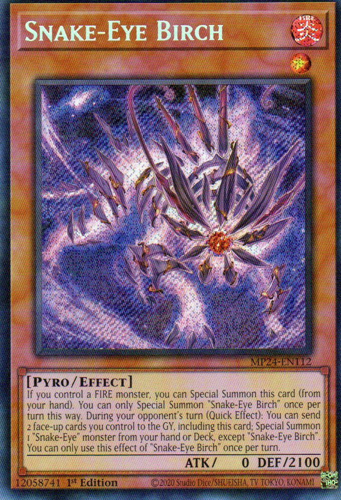 Snke-Eye Birch MP24-EN112 Secret Rare