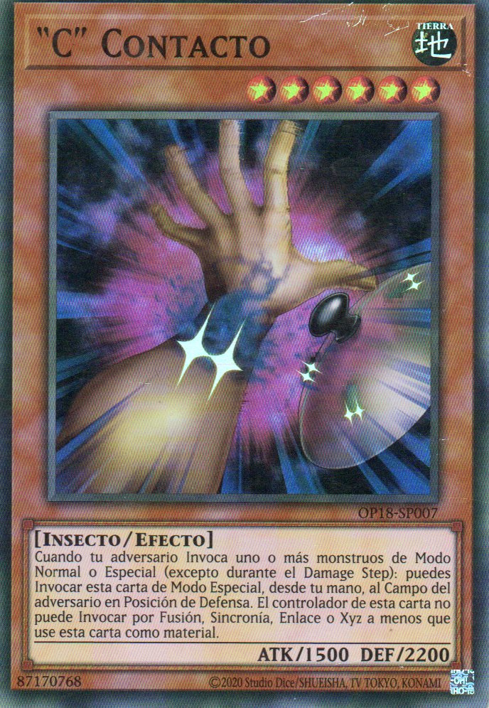 "C" Contacto OP18-SP007 Super Rare