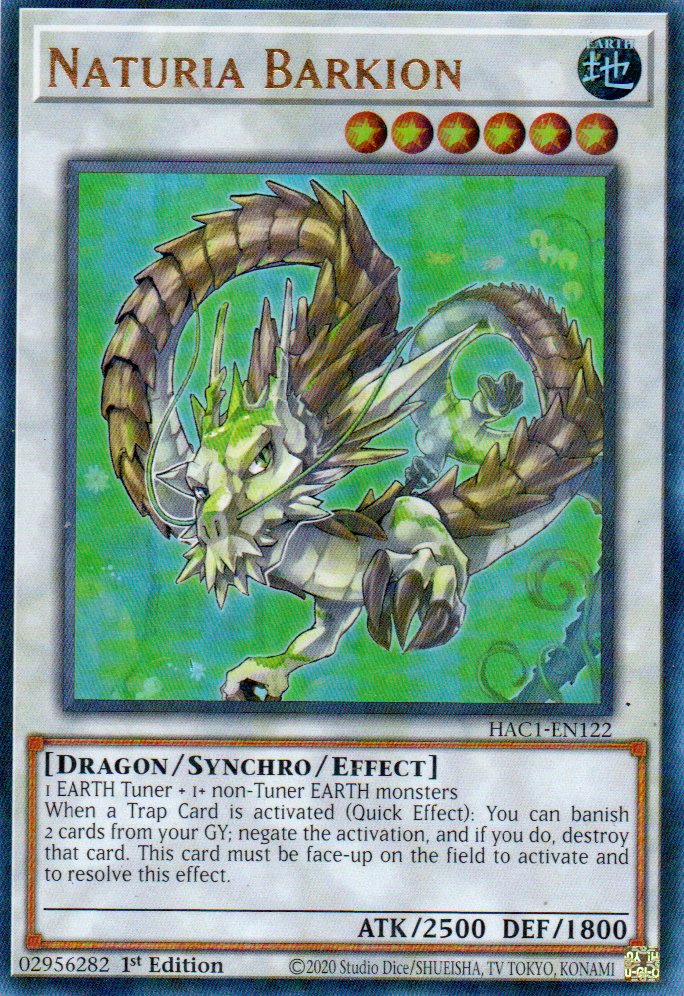 Naturia Barkion HAC1-EN122 Ultra Rare