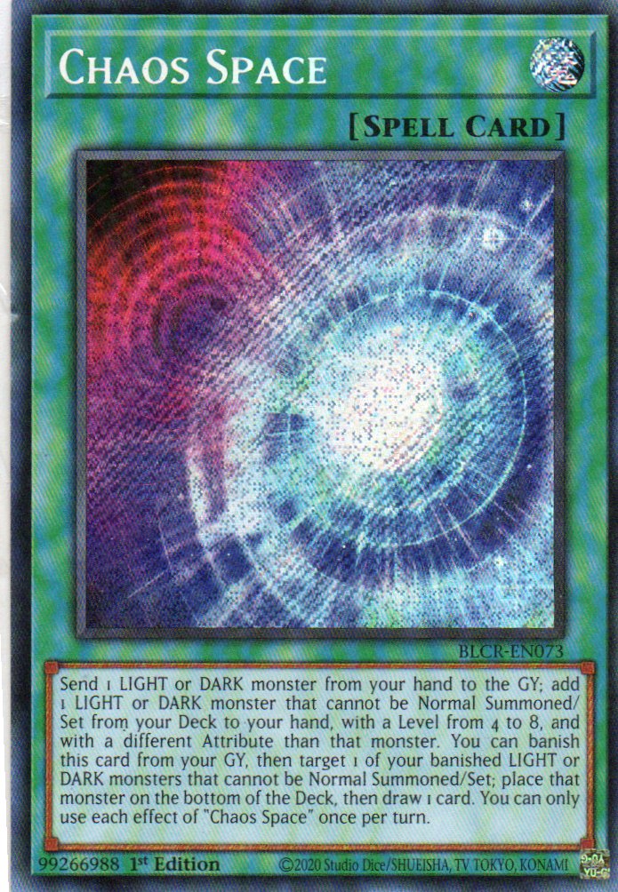 Chaos Space BLCR-EN073 Secret Rare