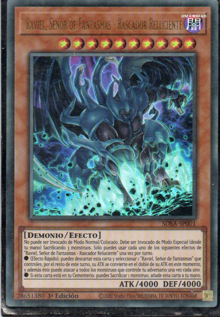 Raviel, Señor de Fantasmas - Rascador Reluciente SDSA-SP001 Ultra Rare