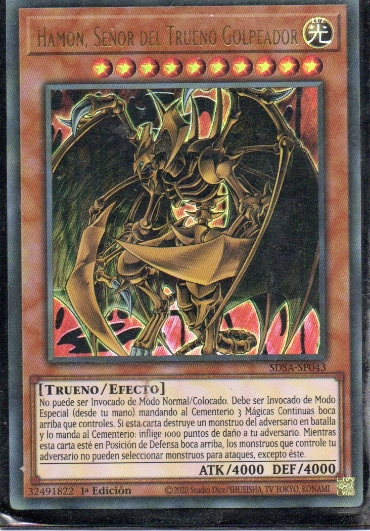 Hamon, Señor del Trueno Golpeador SDSA-SP043 Ultra Rare