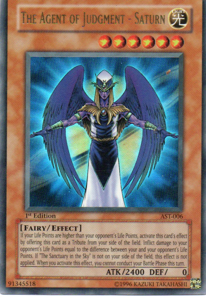 The Agent of Judgment - Saturn AST-006 Ultra Rare
