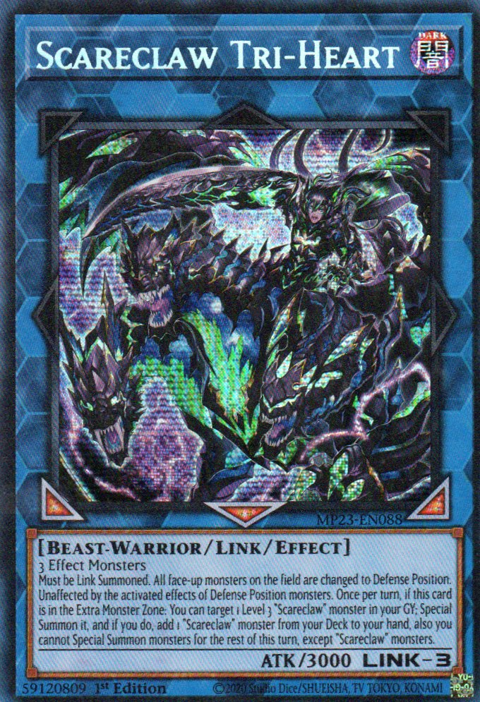 Scareclaw Tri-Heart MP23-EN088 Secret Rare
