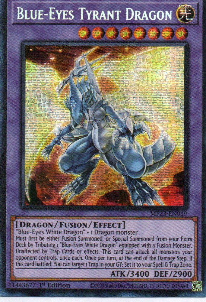 Blue-Eyes Tyrant Dragon MP23-EN019 Secret Rare